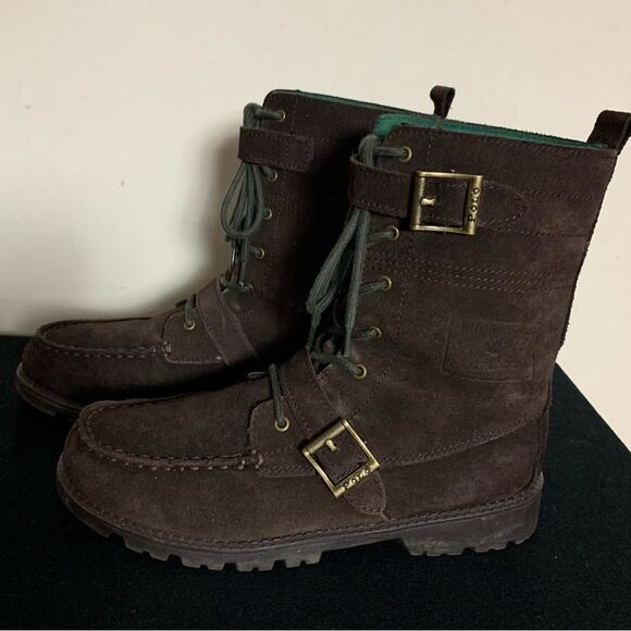 Ralph Lauren Brown Leather Boots - Picture 3 of 7